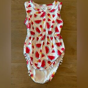 SHEIN Watermelon and Ice Cream Print Bodysuit